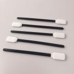 6 Inch Square Head Black PP Stick Polyester Swabs Surface Cleaning for sale