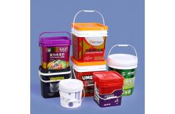 China ODM Square 6 Gallon Plastic Bucket Reusable Plastic Popcorn Containers supplier