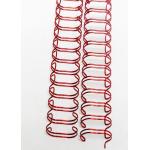 Nylon Coated A4 Double Loop Wire , Double Wire Binding Spiral for sale