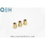 Conical Nut Zinc Plating Carbon Steel Non Standard Fasteners Yellow for sale