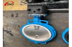 China Ductile Iron Wafer Butterfly Valve for Water and Gas Pipelines supplier