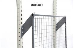 China Metal Machine Safety Fencing Panels , Pallet Rack Backing System 2250mm * 700mm supplier