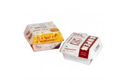 China Custom Printed Burger Boxes  Eco-Friendly Fast Food Packaging  Recyclable Cardboard Food Containers supplier
