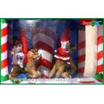 Inflatable Christmas Decoration House Bouncer , Custom Inflatables Product