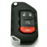 5pcs 6 Buttons Jeep Wrangler Remote Car Smart Key Mopar Performance Parts for sale