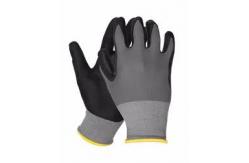China Durable Nitrile Foam Coated Gloves For Automobile And Aircraft Maintenance supplier