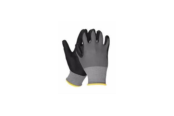 Durable Nitrile Foam Coated Gloves For Automobile And Aircraft Maintenance
