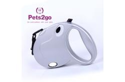 China Led Lighting 380g Double Handle Retractable Dog Harness supplier
