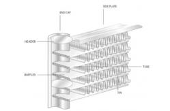 China Louver Serrate Shelled Microchannel Heat Exchanger For Ice Making Machine supplier
