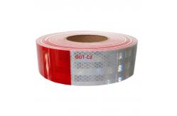 China Night Infrared Honeycomb Red And Silver Reflective Tape For Automotive supplier