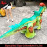 Artificial Animatronic Dinosaur Ride Waterproof For Earn Money
