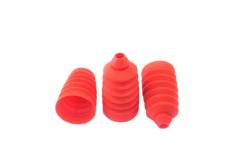 China Rubber Corrugated Pipe Jacket Dustproof Durable Custom Silicone Rubber Sleeve supplier
