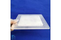 China Professional Custom Opaque Quartz Slotted Sheet High Temperature Resistant supplier