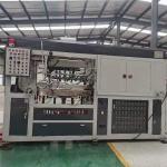 Used Automatic Plastic Vacuum Forming Machine For Pet Ps Food Container for sale