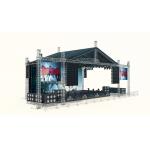 Aluminum Alloy Square Box Curved Canopy Event Truss Roof System for sale