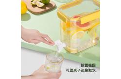China 4.5L Plastic Refrigerator Beverage Dispenser Cold Water Kettle with Faucet supplier