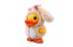 China Unbreakable PVC Vinyl Piggy Bank Toy Cute Duck Saving Money Boxes supplier