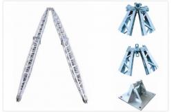 China LBR Model A Shape Lattice Gin Pole Strengthened For Erecting Tower / Pole supplier