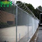 Easily Installed Anti rust Cyclone Wire Chain Link Fence For Farm for sale