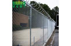 China Easily Installed Anti rust Cyclone Wire Chain Link Fence For Farm supplier