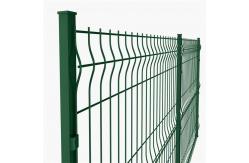 China Triangular Garden Curved 3D Fence Welded Wire PVC Coated Garden Fence supplier