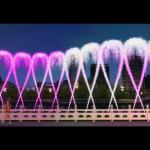 DMX512 Lamp Software Dancing Musical Fountain Garden for sale