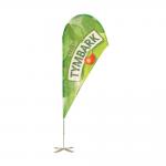 Customized Logo 5.5m Beach Feather Flag For Trade Show for sale