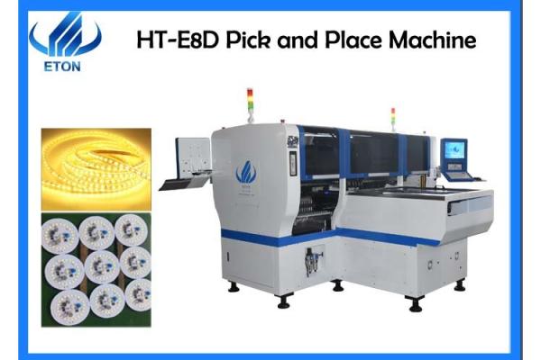 Double Motor 80000cph HT-E8D Pick And Place Machine