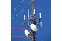 China 32M Wind Resistant Guyed Communication Tower For Island Telecom Coverage supplier