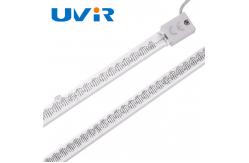 China OEM/ODM Medium Wave Quartz Infrared Lamps Ceramic white Reflector supplier