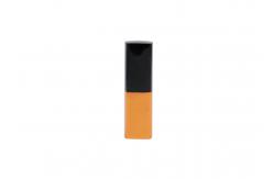 China 3.5g Square Fancy Orange Lip Balm Container Tube Bulk supplier