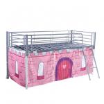 Powder Coating Double Bunk 2000*900*1500mm Metal Frame Loft Bed for sale