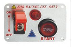 China 12 Volt Power Speediness Racing Car Switch Panel With Red Indicator Light supplier