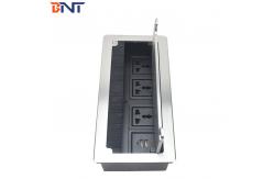 China available customized flip up table socket with double usb charger BF807 supplier