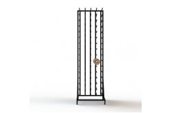 China 75 Roller Floor Standing Rack With 5 Columns Upright Pole supplier