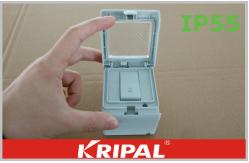 China IP55 Waterproof Door Bell Switch Outdoor Weatherproof Switch Socket 16A 250V supplier