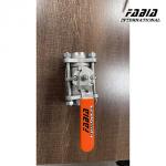 2'' Three Piece Ball Valve CF3M Manual Valve Butt Weld Connection for sale