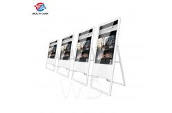 China Web Based CMS 350 Nits Digital Signage Kiosk Solutions , Moveable Digital Signage supplier