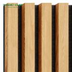 Edge to Edge 13mm Polyester Slat Acoustic Panels Wall 2400*600*21 mm / Customized for sale
