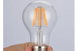 China Bright Globe LED Filament Bulb , Warm White Filament LED Bulb Glass 3300K supplier