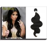 Black Body Wave Virgin Remy Human Hair Extensions Peruvian Hair For Women for sale