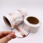 44mm Custom Plastic Product Sticker Printing Labels On Sticker Paper ISO9001 for sale