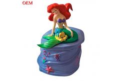 China OEM factory make custom Little Mermaid Sculpted Cookie Jar Food Holder supplier