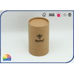 Eco Friendly Cosmetics Cardboard Tube Containers Matte Varnishing for sale