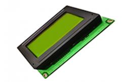 China Characters Alphanumeric LCD Display , 5 Volt Yellow Green LCD 1604 Module supplier