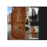 Metal Laser Cut Corten Steel Sculpture , Rusted Metal Garden Sculptures for sale