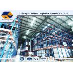 Heavy Load Radio Shuttle Racking , Pallet Shuttle Racking Battery Powered