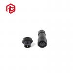 300V m14 panel mount nylon plug black Ambient lighting fixture alarms waterproof cable connector for sale