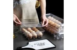 China Refrigerator organizer keeping egg container plastic egg storage container supplier