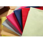 Comfortable Cotton Polyester Fabric Dyed Poplin Bright Color Tissue 45X45 Yarn Count for sale